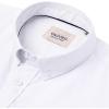 image:imageAlimens amp Gentle Mens Short Sleeve Oxford Shirt Regular Fit Button Down Collar Shirts with PocketAll White