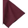 image:imageAlimens amp Gentle Mens Short Sleeve Oxford Shirt Regular Fit Button Down Collar Shirts with PocketBurgundy