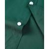 image:imageAlimens amp Gentle Mens Short Sleeve Oxford Shirt Regular Fit Button Down Collar Shirts with PocketDark Green