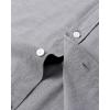 image:imageAlimens amp Gentle Mens Short Sleeve Oxford Shirt Regular Fit Button Down Collar Shirts with PocketDark Grey