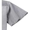 image:imageAlimens amp Gentle Mens Short Sleeve Oxford Shirt Regular Fit Button Down Collar Shirts with PocketDark Grey