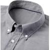 image:imageAlimens amp Gentle Mens Short Sleeve Oxford Shirt Regular Fit Button Down Collar Shirts with PocketDark Grey