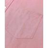 image:imageAlimens amp Gentle Mens Short Sleeve Oxford Shirt Regular Fit Button Down Collar Shirts with PocketDull Pink