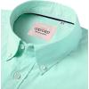 image:imageAlimens amp Gentle Mens Short Sleeve Oxford Shirt Regular Fit Button Down Collar Shirts with PocketGreen