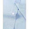 image:imageAlimens amp Gentle Mens Short Sleeve Oxford Shirt Regular Fit Button Down Collar Shirts with PocketPale Blue