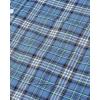 image:imageAlimens amp Gentle Mens Short Sleeve Oxford Shirt Regular Fit Button Down Collar Shirts with PocketPlaid Blue