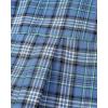 image:imageAlimens amp Gentle Mens Short Sleeve Oxford Shirt Regular Fit Button Down Collar Shirts with PocketPlaid Blue