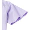 image:imageAlimens amp Gentle Mens Short Sleeve Oxford Shirt Regular Fit Button Down Collar Shirts with PocketPurple