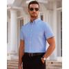 image:imageAlimens amp Gentle Mens Short Sleeve Oxford Shirt Regular Fit Button Down Collar Shirts with PocketRoyal Blue