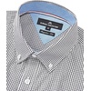 image:imageAlimens amp Gentle Mens Plaid Button Down Shirts Cotton Long Sleeve Dress Shirts Regular Fit Gingham ShirtsBlack Gingham