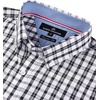 image:imageAlimens amp Gentle Mens Plaid Button Down Shirts Cotton Long Sleeve Dress Shirts Regular Fit Gingham ShirtsBlack White Plaid