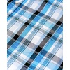image:imageAlimens amp Gentle Mens Plaid Button Down Shirts Cotton Long Sleeve Dress Shirts Regular Fit Gingham ShirtsBlackBlue plaid