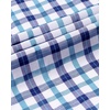image:imageAlimens amp Gentle Mens Plaid Button Down Shirts Cotton Long Sleeve Dress Shirts Regular Fit Gingham ShirtsBlue  Check