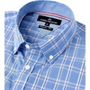 image:imageAlimens amp Gentle Mens Plaid Button Down Shirts Cotton Long Sleeve Dress Shirts Regular Fit Gingham ShirtsBlue  Large Plaid