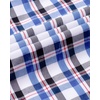image:imageAlimens amp Gentle Mens Plaid Button Down Shirts Cotton Long Sleeve Dress Shirts Regular Fit Gingham ShirtsBlue Black  Check