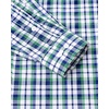 image:imageAlimens amp Gentle Mens Plaid Button Down Shirts Cotton Long Sleeve Dress Shirts Regular Fit Gingham ShirtsGreen Black  Plaid
