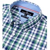 image:imageAlimens amp Gentle Mens Plaid Button Down Shirts Cotton Long Sleeve Dress Shirts Regular Fit Gingham ShirtsGreen Black  Plaid