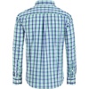 image:imageAlimens amp Gentle Mens Plaid Button Down Shirts Cotton Long Sleeve Dress Shirts Regular Fit Gingham ShirtsGreen Navy  Plaid