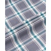 image:imageAlimens amp Gentle Mens Plaid Button Down Shirts Cotton Long Sleeve Dress Shirts Regular Fit Gingham ShirtsGreyGreen  Plaid