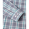 image:imageAlimens amp Gentle Mens Plaid Button Down Shirts Cotton Long Sleeve Dress Shirts Regular Fit Gingham ShirtsGreyGreen  Plaid