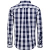 image:imageAlimens amp Gentle Mens Plaid Button Down Shirts Cotton Long Sleeve Dress Shirts Regular Fit Gingham ShirtsNavy Blue plaid
