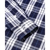 image:imageAlimens amp Gentle Mens Plaid Button Down Shirts Cotton Long Sleeve Dress Shirts Regular Fit Gingham ShirtsNavy Blue plaid