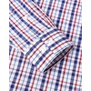 image:imageAlimens amp Gentle Mens Plaid Button Down Shirts Cotton Long Sleeve Dress Shirts Regular Fit Gingham ShirtsNavy Red  Plaid 2