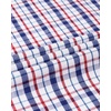 image:imageAlimens amp Gentle Mens Plaid Button Down Shirts Cotton Long Sleeve Dress Shirts Regular Fit Gingham ShirtsNavy Red  Plaid 2