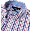 image:imageAlimens amp Gentle Mens Plaid Button Down Shirts Cotton Long Sleeve Dress Shirts Regular Fit Gingham ShirtsNavy Red  Plaid 2