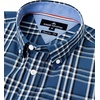 image:imageAlimens amp Gentle Mens Plaid Button Down Shirts Cotton Long Sleeve Dress Shirts Regular Fit Gingham ShirtsNavy White  Checked