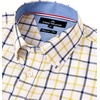 image:imageAlimens amp Gentle Mens Plaid Button Down Shirts Cotton Long Sleeve Dress Shirts Regular Fit Gingham ShirtsYellow  Gingham
