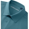 image:imageAlimens amp Gentle Stretch Mens Dress Shirts Slim Fit Long Sleeve Casual Skinny Muscle Fit Wrinkle Free Button Down ShirtBlue Heaven