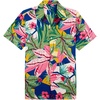 image:imageAlimens amp Gentle Hawaiian Shirt Cotton Regular Fit Short Sleeve Button Down Shirts Casual Beach Shirt for Men