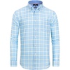 image:imageAlimens amp Gentle Mens Plaid Button Down Shirts Cotton Long Sleeve Dress Shirts Regular Fit Gingham ShirtsBlueYellow  Plaid
