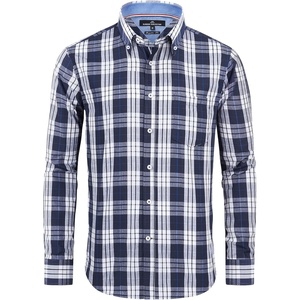 image:imageAlimens amp Gentle Mens Plaid Button Down Shirts Cotton Long Sleeve Dress Shirts Regular Fit Gingham ShirtsNavy Blue plaid