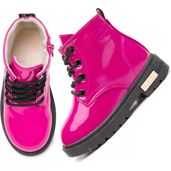 Kids Boots Children Boys and Girls Candy-Colored Waterproof and Velvet Boots