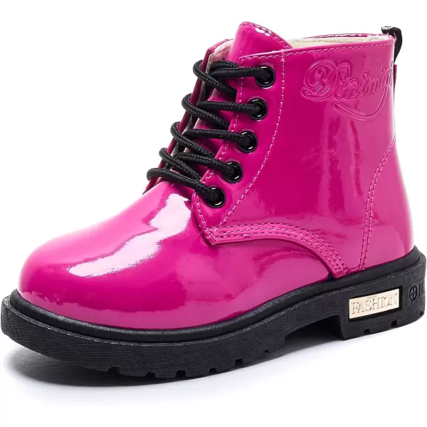 Kids Boots Children Boys and Girls Candy-Colored Waterproof and Velvet Boots