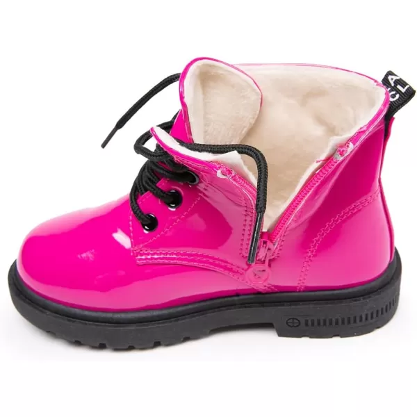 Kids Boots Children Boys and Girls Candy-Colored Waterproof and Velvet Boots