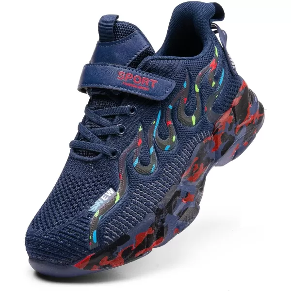 Kids Breathable Sports Casual Soft Soled Basketball Running Shoes