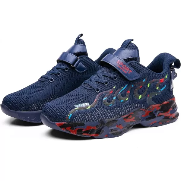 Kids Breathable Sports Casual Soft Soled Basketball Running Shoes