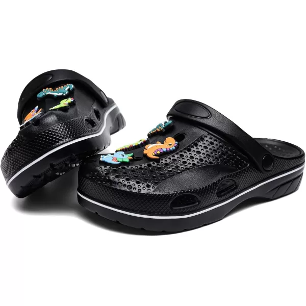 Boys and Girls Arch Support Garden Clogs Shoes Kids Slippers Indoor Outdoor Beach Sandals Removable Cushion Insole