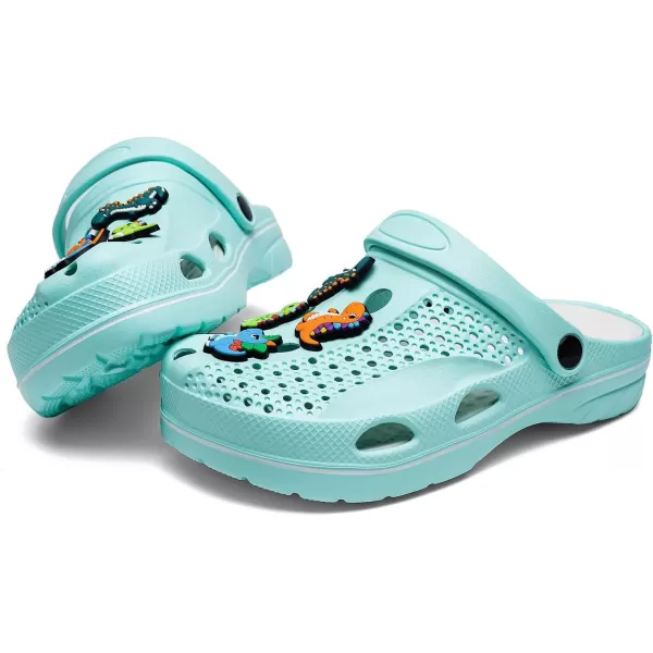 Boys and Girls Arch Support Garden Clogs Shoes Kids Slippers Indoor Outdoor Beach Sandals Removable Cushion Insole