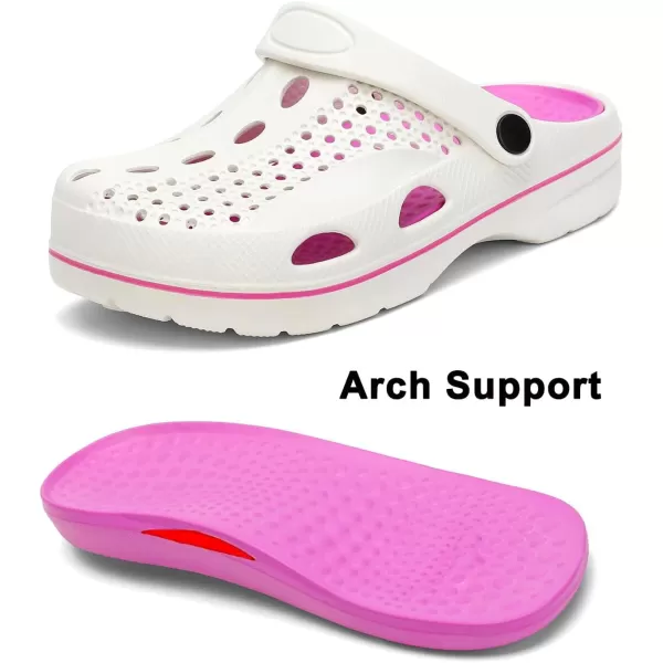 Boys and Girls Arch Support Garden Clogs Shoes Kids Slippers Indoor Outdoor Beach Sandals Removable Cushion Insole