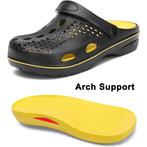 Boys and Girls Arch Support Garden Clogs Shoes Kids Slippers Indoor Outdoor Beach Sandals Removable Cushion Insole