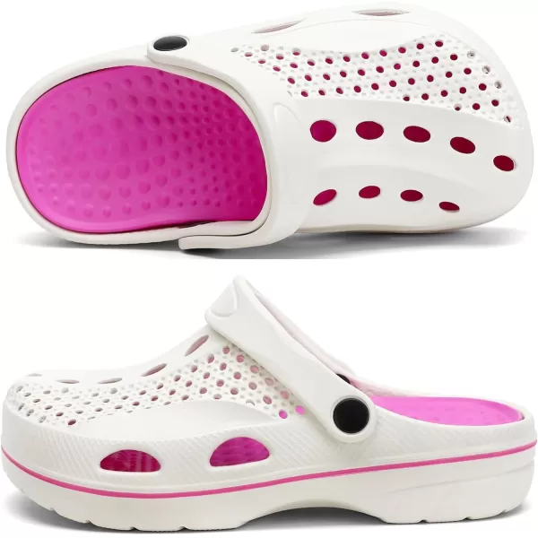 Boys and Girls Arch Support Garden Clogs Shoes Kids Slippers Indoor Outdoor Beach Sandals Removable Cushion Insole