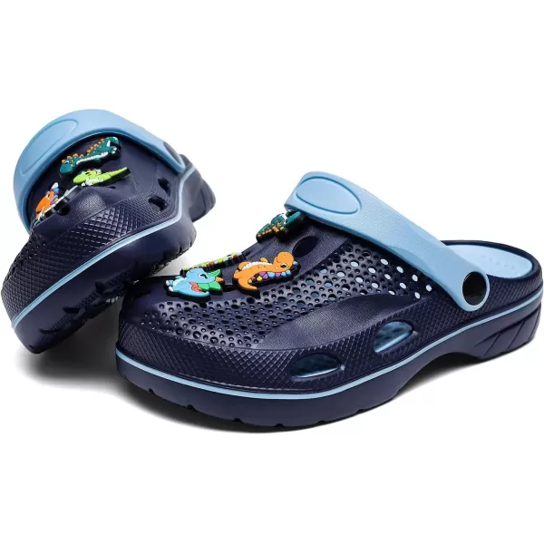 Boys and Girls Arch Support Garden Clogs Shoes Kids Slippers Indoor Outdoor Beach Sandals Removable Cushion Insole