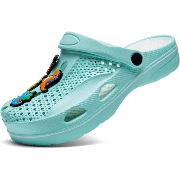 Boys and Girls Arch Support Garden Clogs Shoes Kids Slippers Indoor Outdoor Beach Sandals Removable Cushion Insole