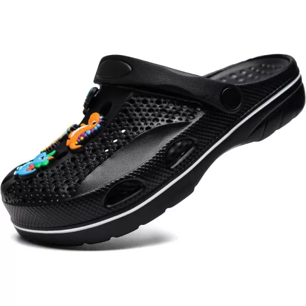 Boys and Girls Arch Support Garden Clogs Shoes Kids Slippers Indoor Outdoor Beach Sandals Removable Cushion Insole