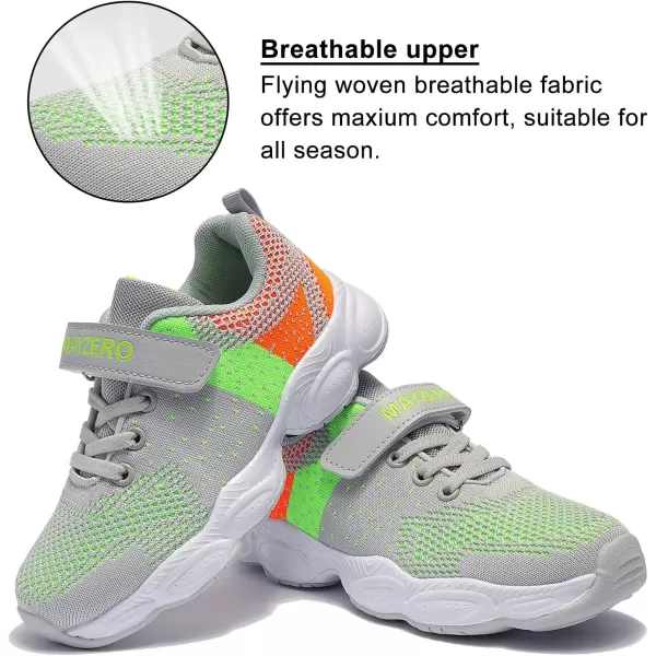 MAYZERO Kids Tennis Shoes Breathable Running Shoes Walking Shoes Fashion Sneakers for Boys and Girls