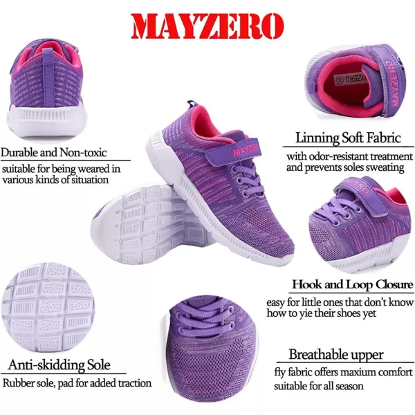 MAYZERO Kids Tennis Shoes Breathable Running Shoes Walking Shoes Fashion Sneakers for Boys and Girls
